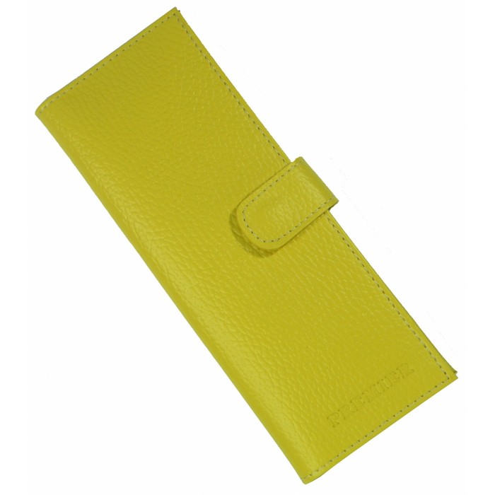 Визитница, 1 лист на 2 карты, 48 визиток, цвет жёлтый
