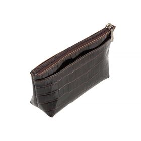 

Косметичка F-92-83, 20*6*10, 1 отд на молнии, коричневый