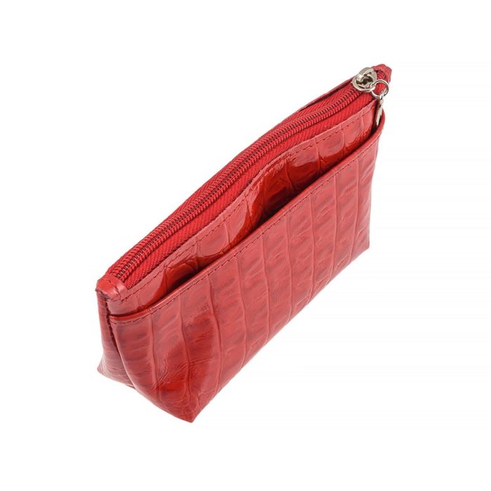 Косметичка F-93-15, 18*5*8,5, 1 отд на молнии, красный