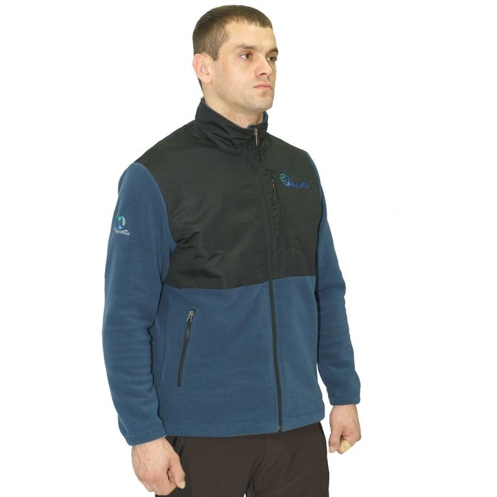 Джемпер Aquatic КФ-04 (флис, темно-синий / черный, размер S)