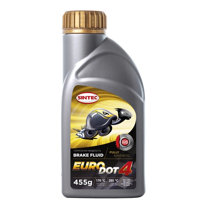 Тормозная жидкость SINTEC Euro Dot - 4, 455г цена и фото