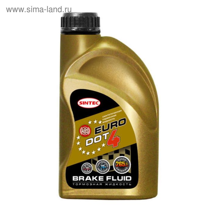 Тормозная жидкость SINTEC Euro Dot - 4, 910г цена и фото