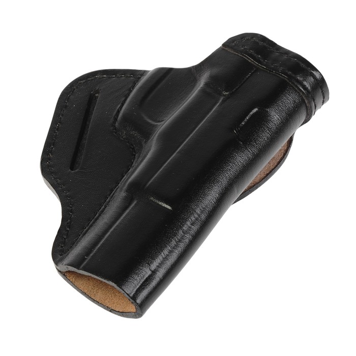 Кобура поясная модель B Гроза-03, кожа, черный