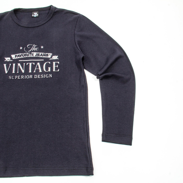 Джемпер мужской 0792 цвет тёмно-синий, р-р 54-56 (3XL)