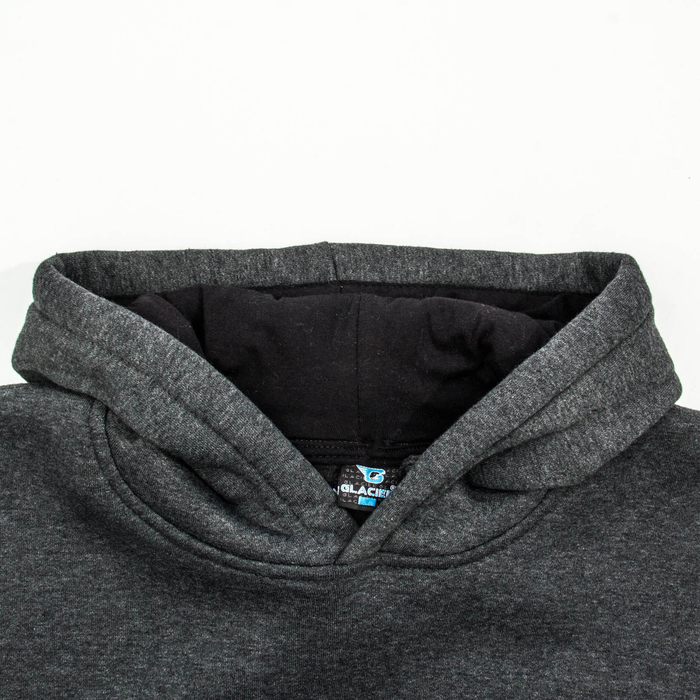 Джемпер-толстовка мужской с капюшоном 982 цвет антрацит меланж, р-р 44-46 (M)