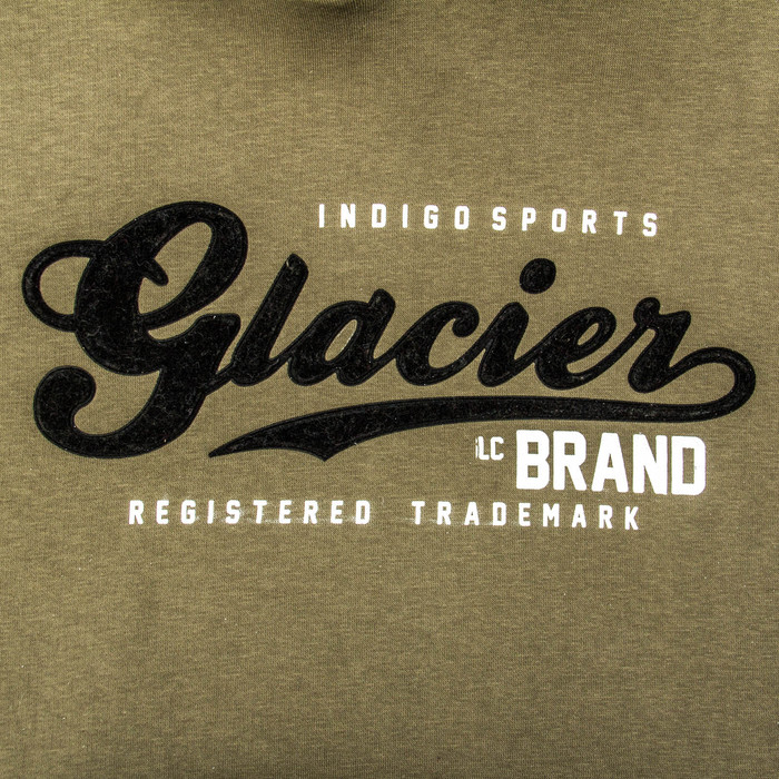 Джемпер-толстовка мужской с капюшоном 982 цвет хаки, р-р 44-46 (M)