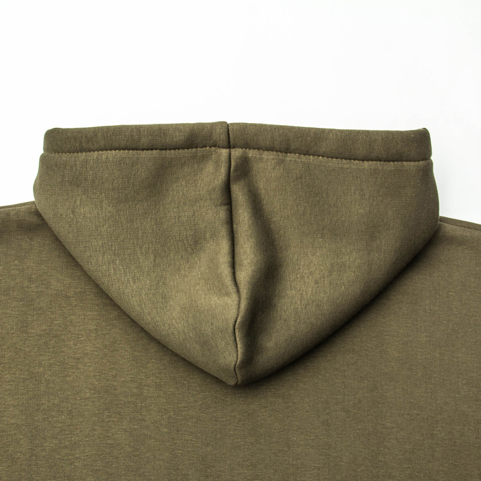 Джемпер-толстовка мужской с капюшоном 982 цвет хаки, р-р 44-46 (M)