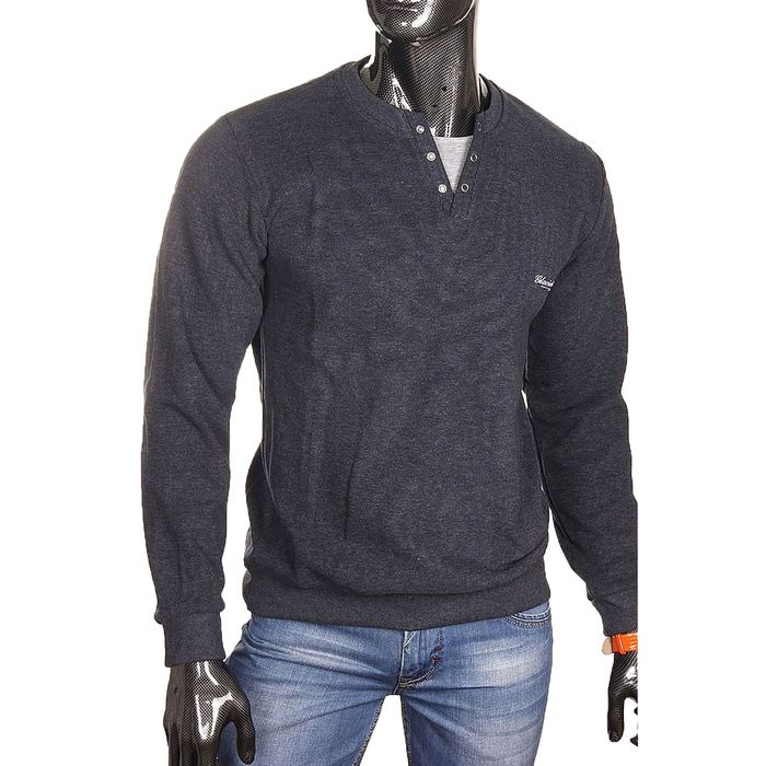 Джемпер мужской 1435 цвет тёмно-синий, р-р 54-56 (3XL)