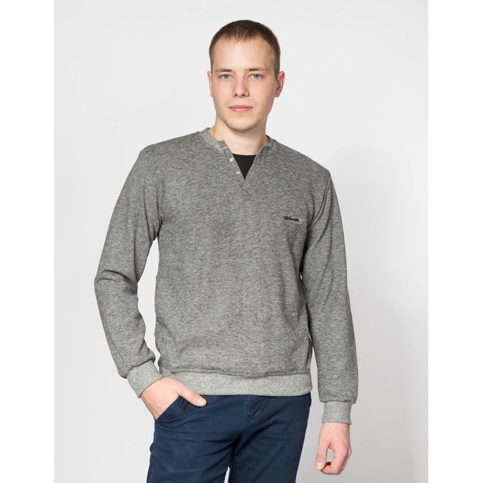 Джемпер мужской 1435 цвет серый, р-р 44-46 (M)