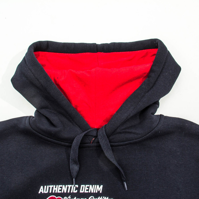 Джемпер-толстовка мужской с капюшоном 1912 цвет тёмно-синий, р-р 48-50 (L)