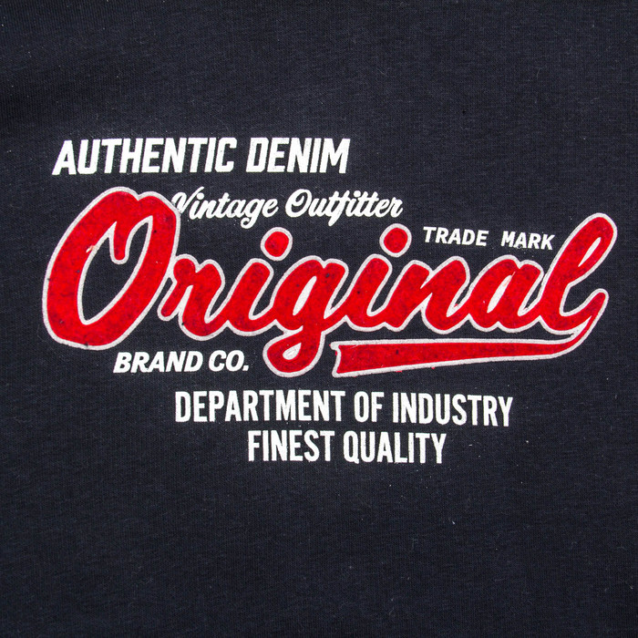 Джемпер-толстовка мужской с капюшоном 1912 цвет тёмно-синий, р-р 48-50 (L)