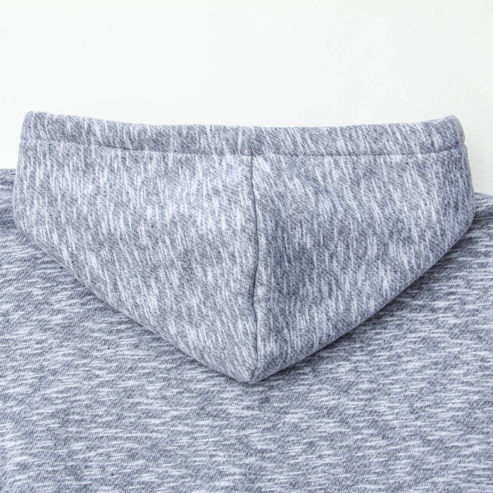 Джемпер-толстовка мужской с капюшоном 1913 цвет серый меланж, р-р 52-54 (2XL)