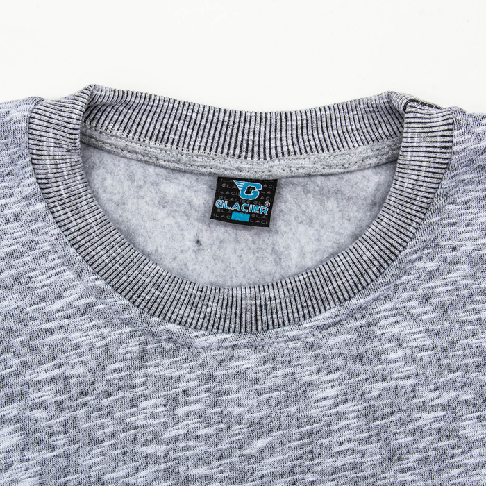 Джемпер-толстовка мужская 1914 цвет серый меланж, р-р 52-54 (2XL)