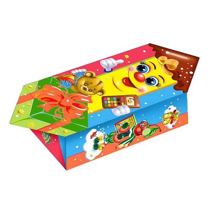 Подарочная коробка "Веселый Карандаш", конфета, сборная, 16,5 х 9 х 6 см