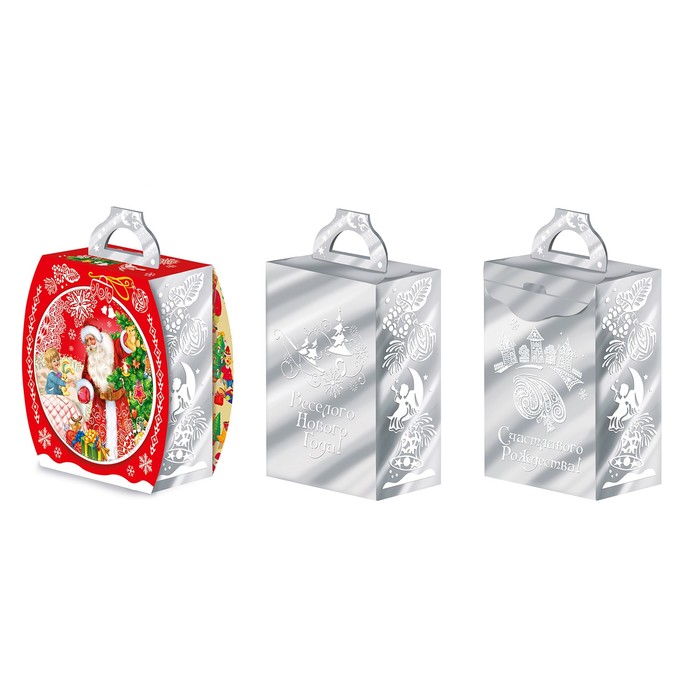 Подарочная коробка 2в1 "Морозкины сны", сборная, 20 х 8 х 19 см