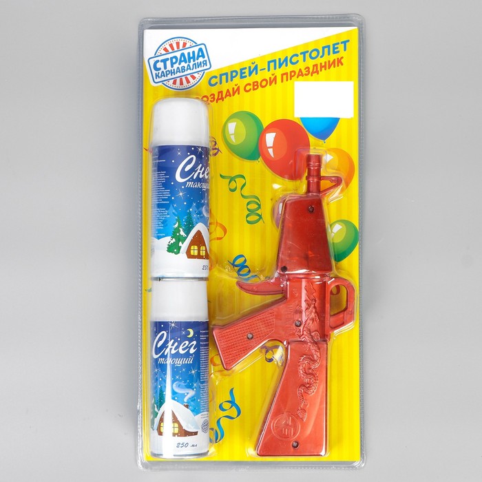 Спрей "Тающий снег", цвет белый, набор: 2 шт. по 250 мл