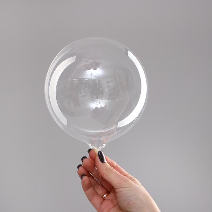 Шар полимерный 10 «Сфера», прозрачный шар полимерный 18 3d сфера паутина deco bubble прозрачный 1 шт
