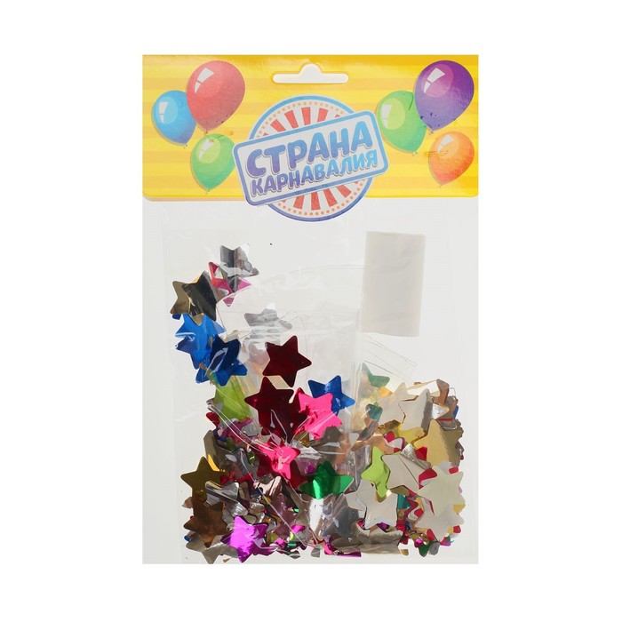 Шар полимерный 18" "Сфера" (+ конфетти звёздочки)