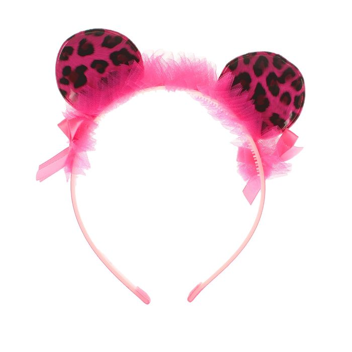 Карнавальный ободок "Ушки", цвета МИКС