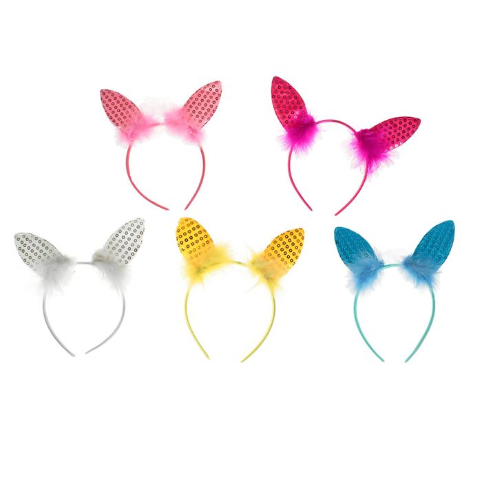 Карнавальный ободок "Зайчик", цвета МИКС