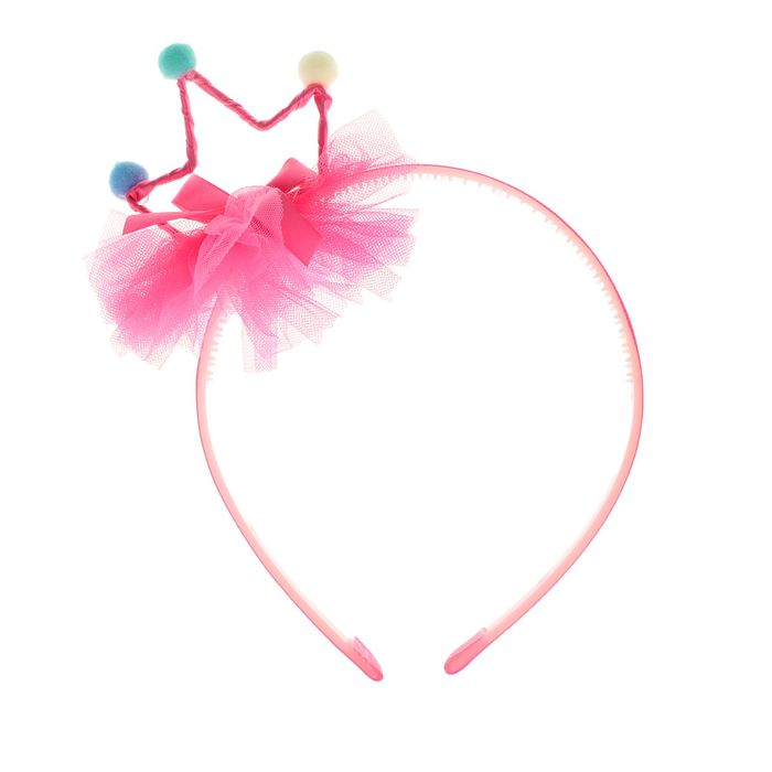 Карнавальный ободок "Корона", цвета МИКС