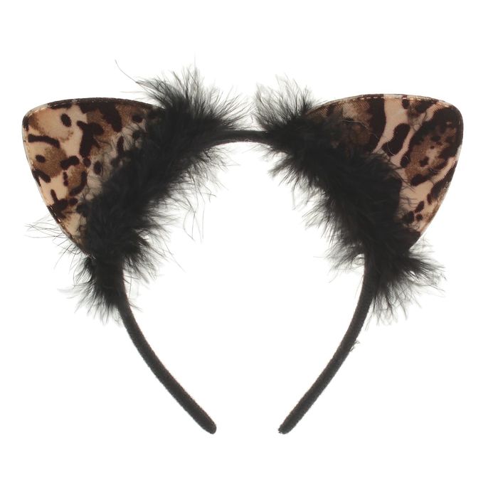Карнавальный ободок "Леопард"