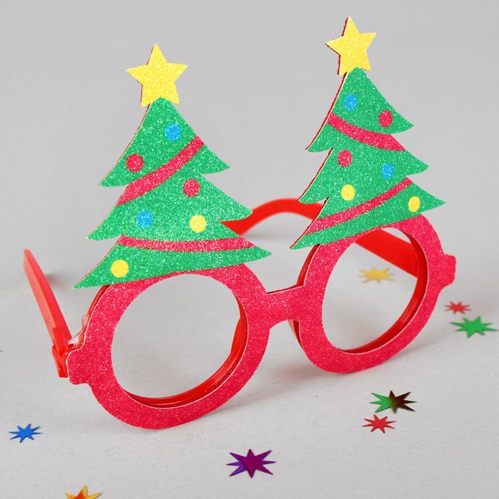 Карнавальные очки "Елочка"