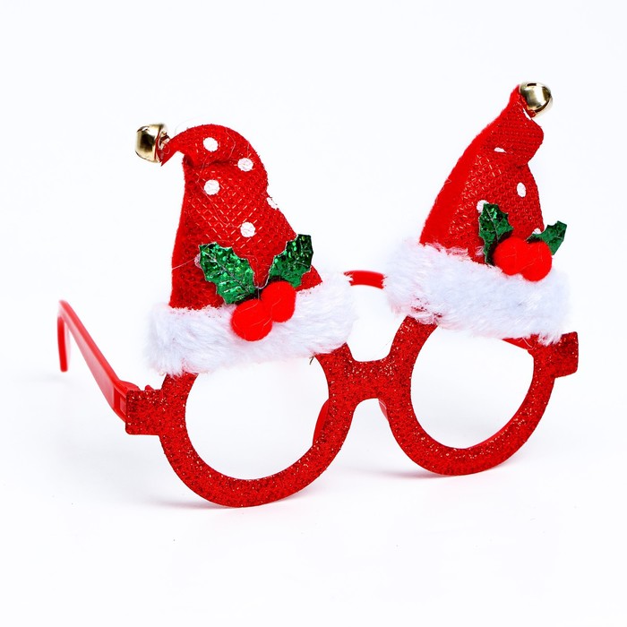 Карнавальные очки «Новогодний колпак»