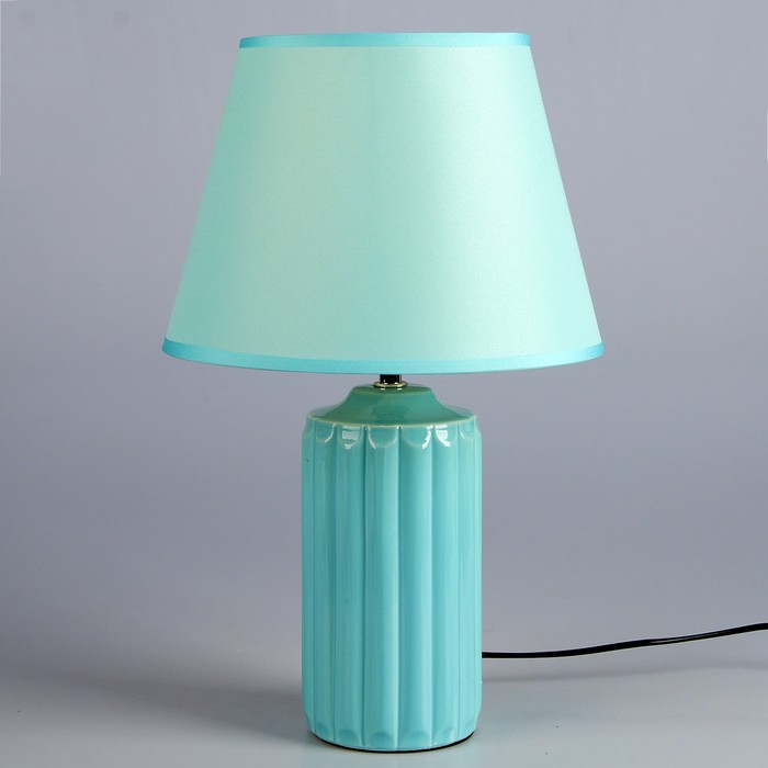 Лампа настольная "Галия" синий 1x40W E14 25x25x39,5 см