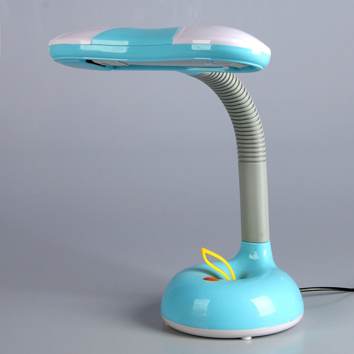 Лампа настольная "Яблоко" голубой 1x11W LED 15x15x28 см