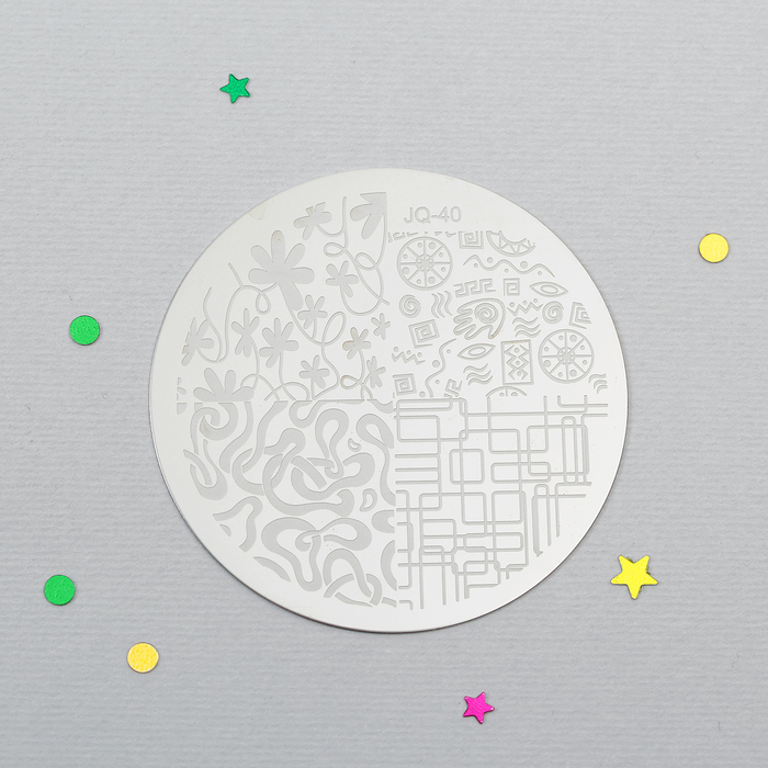 Диск для стемпинга, d=5,7см