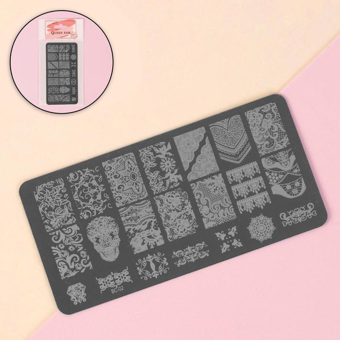 Диск для стемпинга, 6х12см