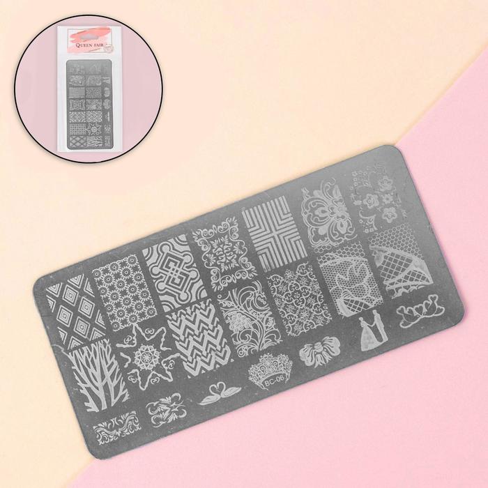 Диск для стемпинга, 6х12см