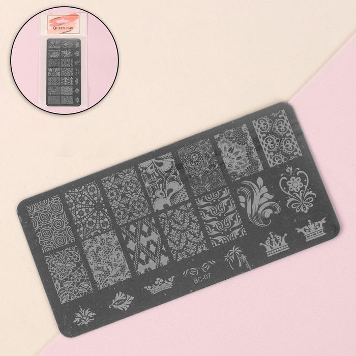 Диск для стемпинга, 6х12см