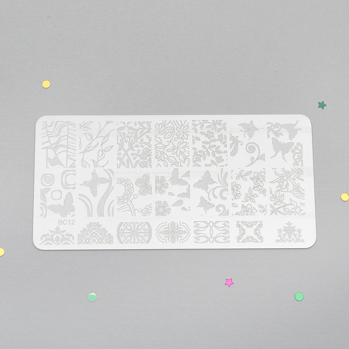 Диск для стемпинга, 6х12см