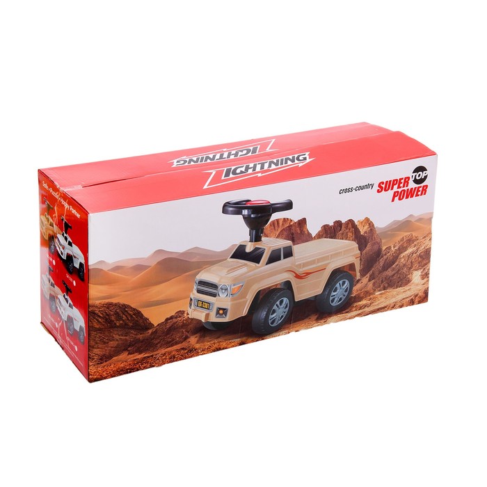 Толокар «Джип», световые и звуковые эффекты, МИКС