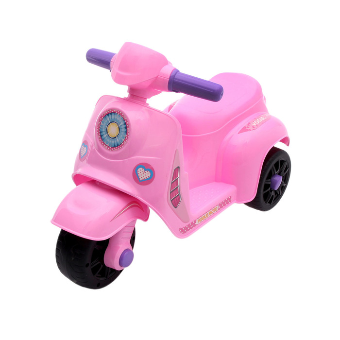 Толокар "Мотоцикл", цвет розовый