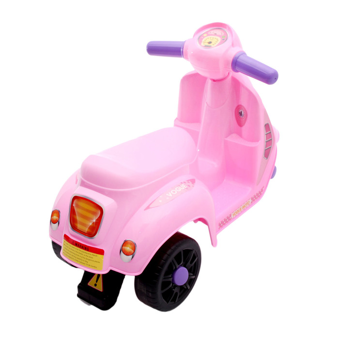 Толокар "Мотоцикл", цвет розовый