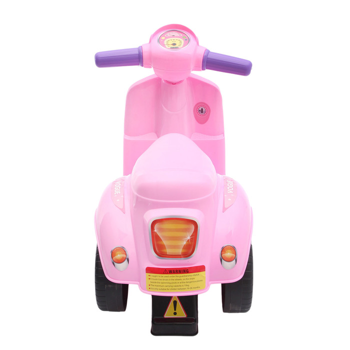 Толокар "Мотоцикл", цвет розовый