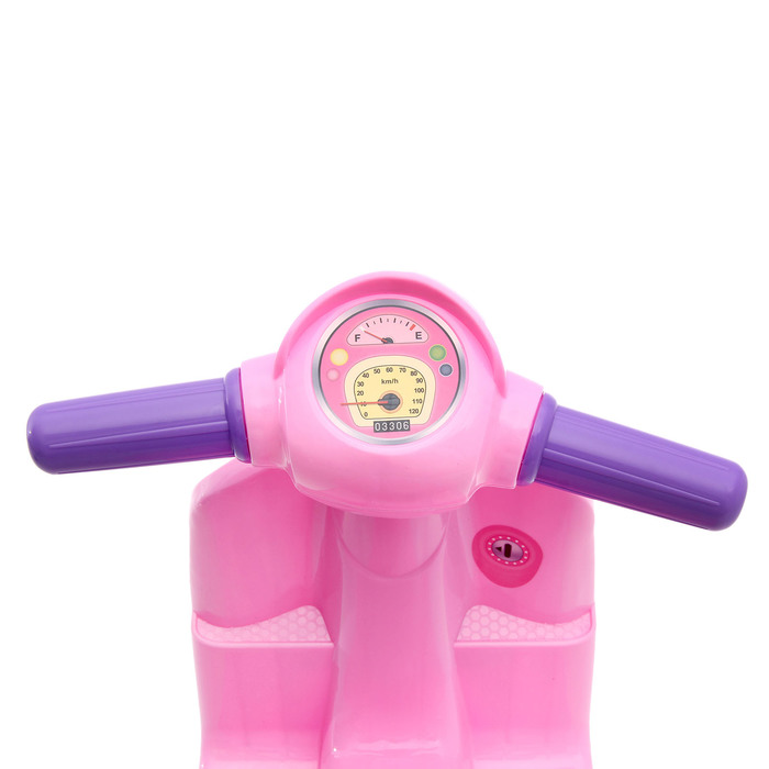 Толокар "Мотоцикл", цвет розовый