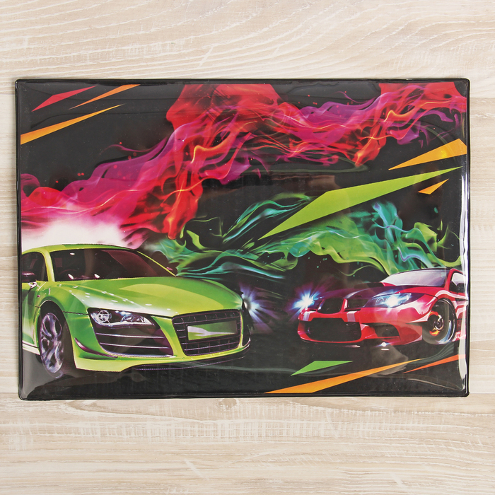 Настольный коврик-подкладка "Тачки", 19 х 28,5 см