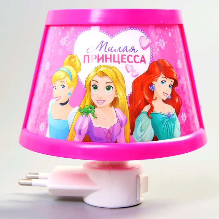 Ночник "Милая принцесса", Принцессы, 10 х 11 см