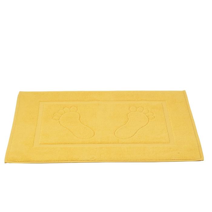 фото Коврик для ванной karna gren, размер 50х70 см, цвет жёлтый