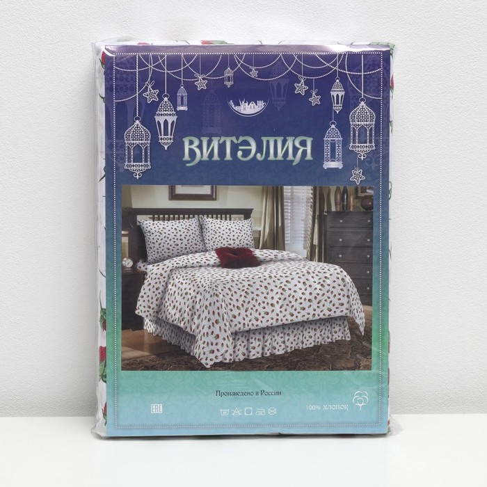 Постельное бельё 2 сп. диз 414, 175х205, 175х205, 70х70 2 шт., бязь 100г/м, хл100%