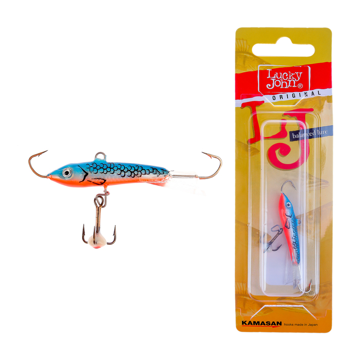Балансир Lucky John FIN 4, длина 60 мм, вес 11 г, цвет 03H