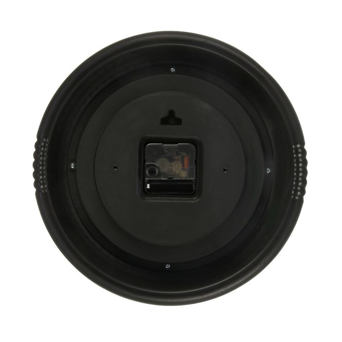 Часы настенные "Поварёнок", рама круг черная d=30