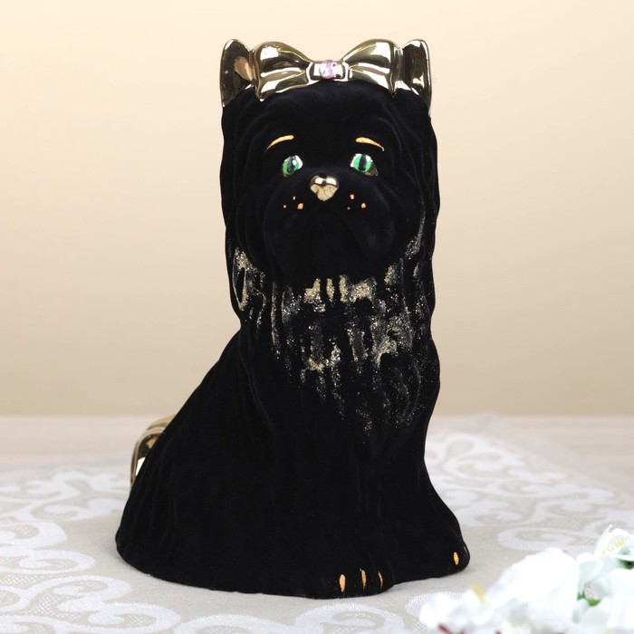 Копилка "Болонка" булат, флок