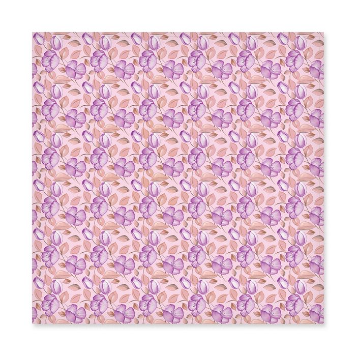 Бумага для скрапбукинга «Нежные маки», 30,5 х 30,5 см