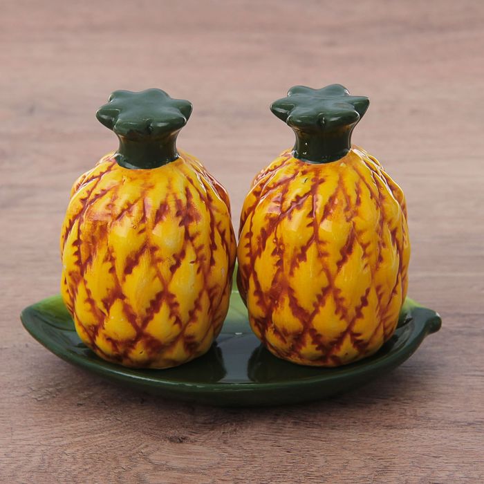 Набор для специй 2 шт "Ананас" 13,5х8х9 см