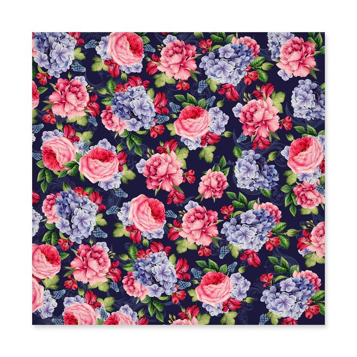 Бумага для скрапбукинга "Вечерний сад", 30.5х30.5 см